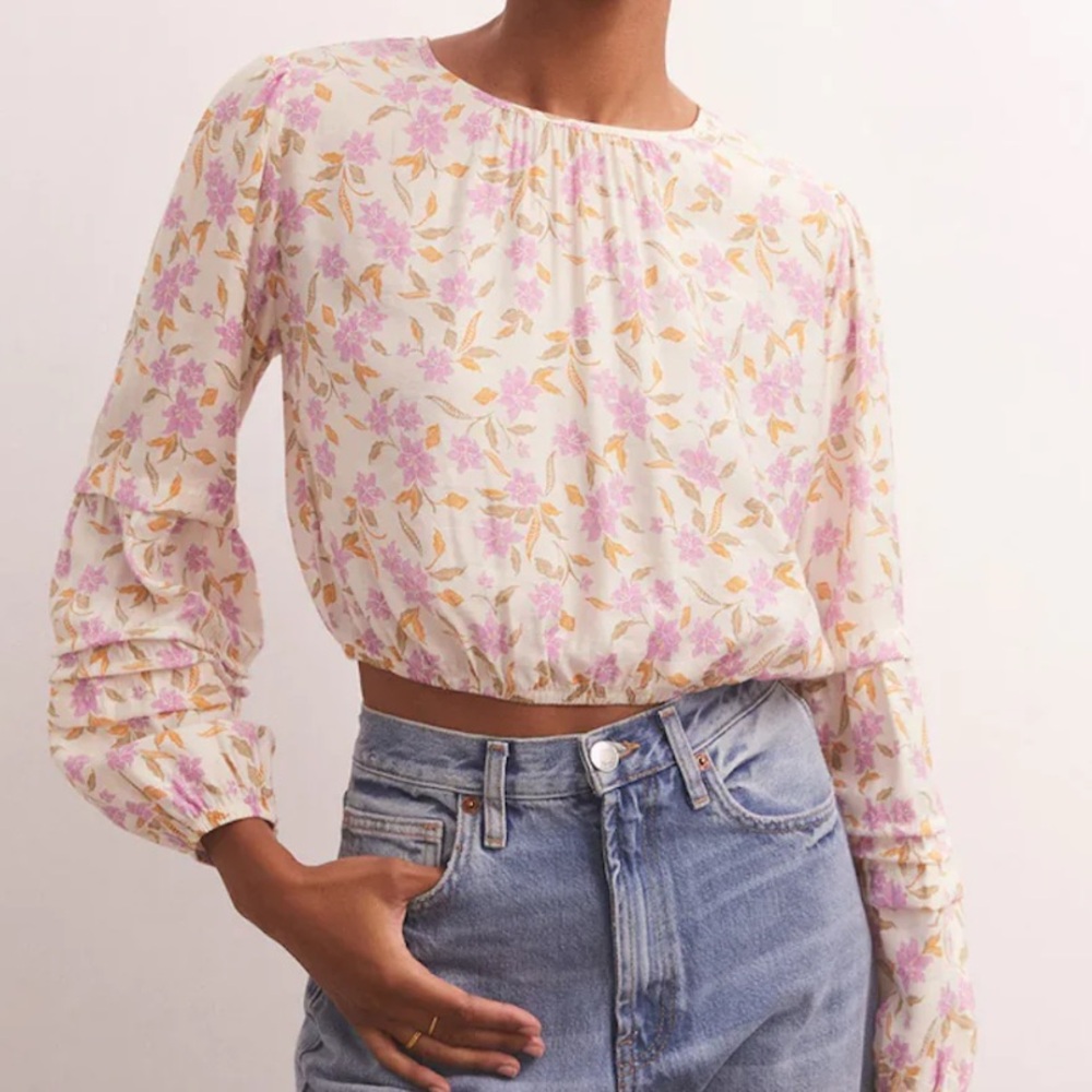 Z Supply floral Blouse
